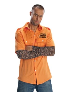 The Prisoner State Prison Inmate Costume Rubies 810148 Mens' Size XL 40-42 NEW! - Picture 1 of 1