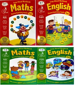 Maths & English Book 11plus practice Leap Ahead Workbook KS1 KS2 age 6-7 7-8 - Picture 1 of 1