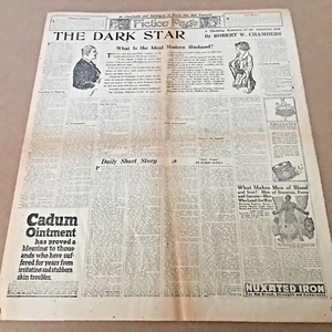 Vintage 1919 Zeitungsabteilung mit 2 Jack Dempsey Artikeln - Bild 1 von 6
