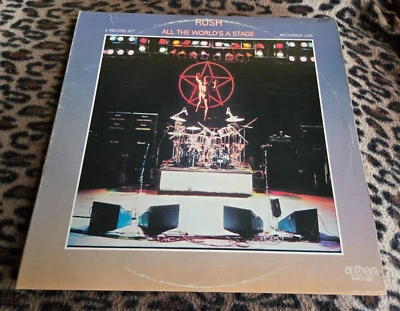 Rush All The World's A Stage original 1977 canadian triple gatefold double LP - Image 1 of 2