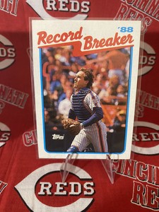 1989 Topps Record Breaker Gary Carter #3 HOF