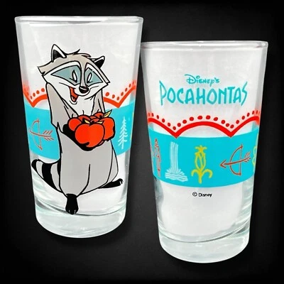 "Ancla de vidrio de colección Disney Pocahontas Meeko mapache coleccionista en cuclillas 4,5"" 6 oz" Foto 1 de 4