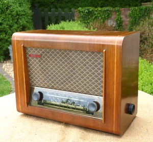 Pye Radio Cambridge Valve Radio Working Vintage - Picture 1 of 14