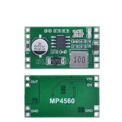 MP4560 DC-DC Step-down regulator 2A Power 6-55V to 3.3/5/9/12V Adjustable - Image 1 of 4