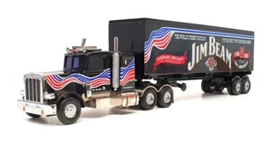 Matchbox 30cm Long Diecast KS186SA-M - Peterbilt Truck & Trailer - Jim Beam - Picture 1 of 6