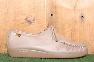 SAS "Siesta" Mokka Leder Mokassinnaht Oxford-Schuhe Komfortschuhe Gr. 8,5 W - Bild 1 von 9