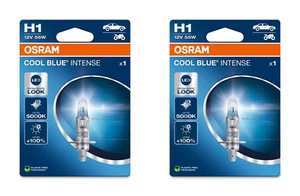 2 Stück OSRAM H1 12V 55W Cool Blue INTENSE NextGen | +100% Licht, 5000K LED LOOK - Bild 1 von 1