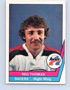 VINTAGE HOCKEY CARD OPC 1976-77 WHA INDIANAPOLIS RACERS REG THOMAS NO88