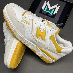 New Balance 550 Sea Salt Varsity Gold White Men’s 10 BB550LA1 NBY - Picture 1 of 11