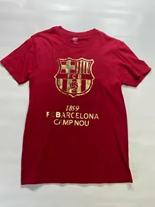 Barcelona Mens Official T-Shirt Red - Medium - Picture 1 of 2