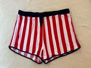 Plus Size 4X Lounge Pajama Sleep Shorts Pull-On Drawstring Love Polyester Blend - Picture 1 of 7