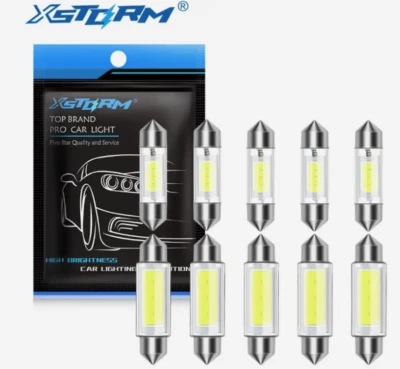 2Pcs C5W C10W LED Bulb Canbus 31mm 36mm 39mm 41mm Festoon Led Car Interior - Image 1 of 4