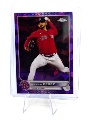 2022 Topps Chrome Sapphire MARTÍN PÉREZ Purple /10 #212 Boston Red Sox - Изображение 1 из 2