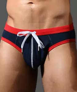 Andrew Christian Trophy Boy Bikini (For Hung Guys) - Navy Size Large - Picture 1 of 7