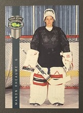 1992 CLASSIC FOUR SPORT MANON RHEAUME ROOKIE CARD #224