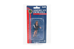 Dealership Salesperson Female 1:24 Scale American Diorama 76410 Lady Figure 3" 