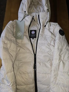 Women's Canada Goose Abbott Hooded Down Jacket, Size M, Lucent Rose, New W Tags - Picture 1 of 8