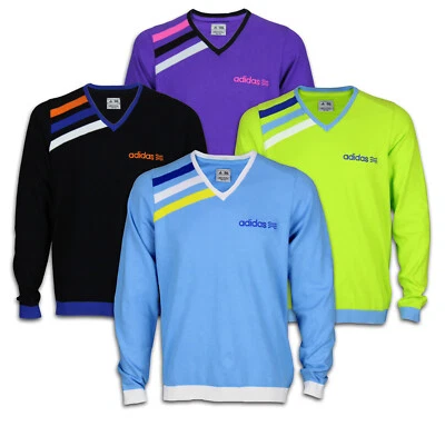 Adidas Mens Athletic Long Sleeve V-Neck Pullover Sweater - Image 1 of 4