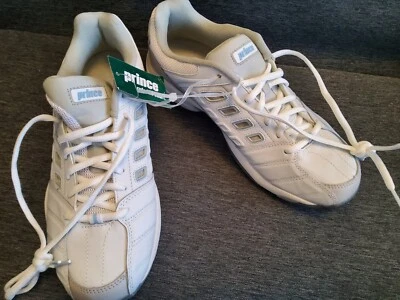 ¡Nuevo sin caja! Zapato Deportivo Mujer PRINCE VIRTUCE Blanco/Azul Con Cordones Talla 10 Foto 1 de 4