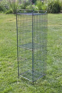 Vintage 1950s Industrial Wire Rack | Display Prop Shelving Unit -Original Patina - Picture 1 of 18