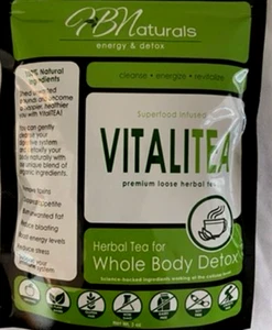 HBNaturals Energy & Detox Superfood Infused Vitalitea 3oz - Bild 1 von 2