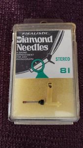 Realistic Diamond Needles Stereo 81 Turntable/Phonograph Needle - Picture 1 of 2