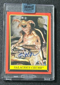 Salacious Crumb 2018 Archives Star Wars Signature Series Mark Dodson Auto /40 - Picture 1 of 2