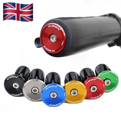 1 Pair Bicycle Bar End Plugs Handlebar End Caps for MTB Mountain Road Bike - Image 1 of 4