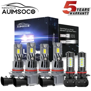 For Chevy Colorado 2009-2012 10000K LED Headlight High Low Beam Fog Light Bulbs - Picture 1 of 18