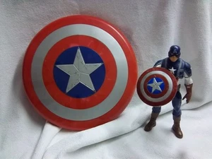 8" Captain America Actionfigur mit Schild Spielzeug & passendem Kinderspielschild - Bild 1 von 4