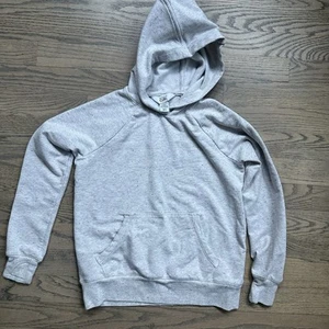 Athleta Girls Rainbow Freckled Gray Pullover Hoodie S/7 Modal Blend Soft Stretch - Picture 1 of 5