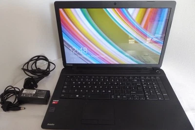 Toshiba C70D-B-10U 17.3" Laptop AMD A4-6210 8GB 1TB Win 8.1 *100% charity* - Image 1 of 4