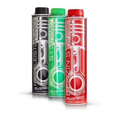 Eurosol Benzin Performance-Trio 3x 400ml: Kraftstoff- & Öladditiv + Motorspülung - Bild 1 von 4