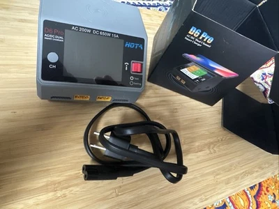 Hota D6 Pro Lipo Battery Charger Dual Channel Smart Charger AC200W DC650W  - Image 1 of 4