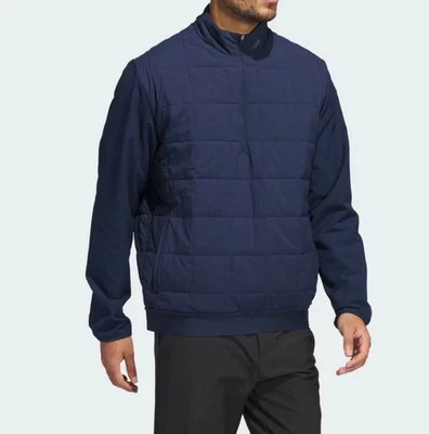 Adidas Men's Ultimate365 Quilt Sweatshirt DWR 1/2 Zip Golf Jacket sz XL IW1391 - Image 1 of 4