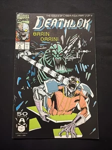 Deathlok #4 (octubre 1991, Marvel) Marvel Comic The Souls of Cyber-Folk parte 3 🤪 - Imagen 1 de 11