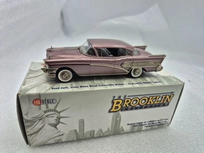 BUICK ROADMASTER 75 DE 1975 4 DOOR HARDTOP LAUREL MIST 1/43 BROOKLIN BRK 155 - Photo 1/4