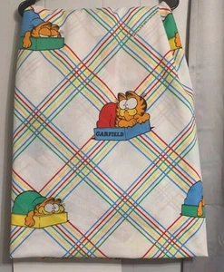 Vintage Garfield Twin Size Flat And Spannbetttuch Bettlaken American Lifestyle 1978 - Bild 1 von 3