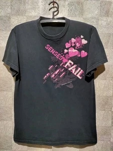 Senses Fail Band Tour 2005 Black Short Sleeve T Shirt Full Size S-5XL Reprint - Picture 1 of 3