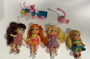 Lote muñecas Liddle Kiddles vintage - lote de 4 accesorios más - Imagen 1 de 9