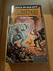 Saga of Old City Gary Gygax 1st Printing Greyhawk Adventures 1985 VTG MMPB Novel - Bild 1 von 2