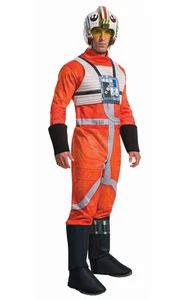 X-WING STAR WARS PILOT ADULT FANCY DRESS HALLOWEEN COSTUME - Picture 1 of 1