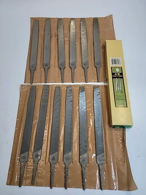 WILLIAMS HAND TOOLS JK FILES &TOOLS 8" BASTARD FLAT FILE MF8 FREE SHIPPING (12-PACK)