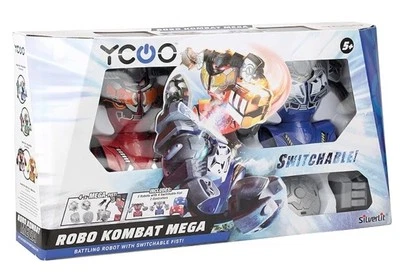 Robo Kombat Mega Twin Pack Remote Control Toy & Switchable Fist SILVERLIT - NEW - Image 1 of 4