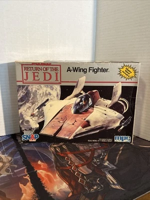 VINTAGE Star Wars Return Of The Jedi A-Wing Fighter MPC ERTL Open Box - Image 1 of 4