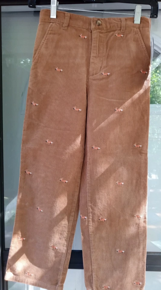 Kitestrings мальчика сплетенный передние брюки Fox мотив размер 7 - Изображение 1 из 4