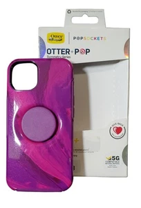 Otterbox Otter + Pop Symmetry iPhone 13 Protective Phone Case - Pink and Purple - Photo 1 sur 3
