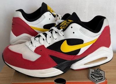 Nike Air Tailwind 92 "Tour Yellow" Blanco Rojo (2008) 336611-171 talla 11 vintage max Foto 1 de 4