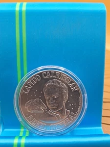 1980’s Vintage Kenner Star Wars Lando Calrissian Coin - Picture 1 of 2