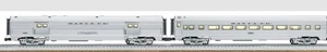 Lionel O Scale 6-25408 18" Aluminum Passenger Car Set Santa Fe "El Capitan" - Picture 1 of 24